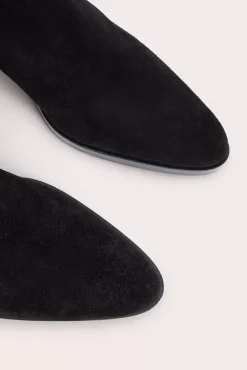 Esteban Black Suede Leather