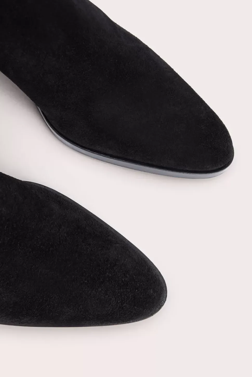 Esteban Black Suede Leather