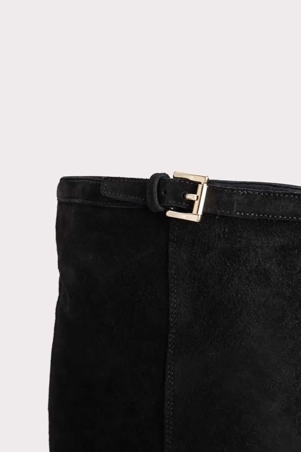 Esteban Black Suede Leather