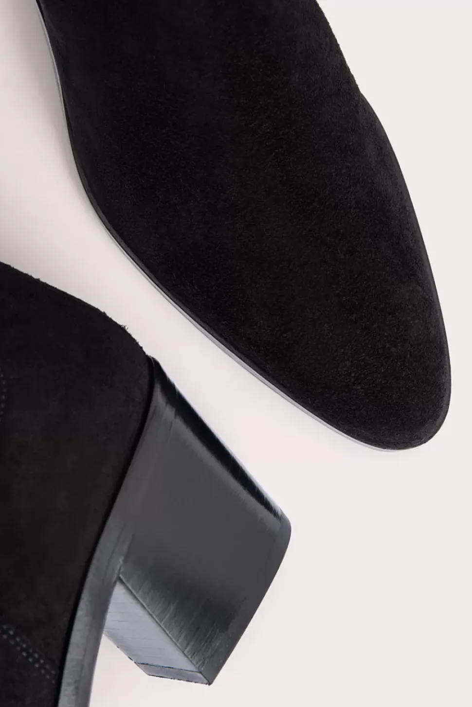 Esteban Black Suede Leather