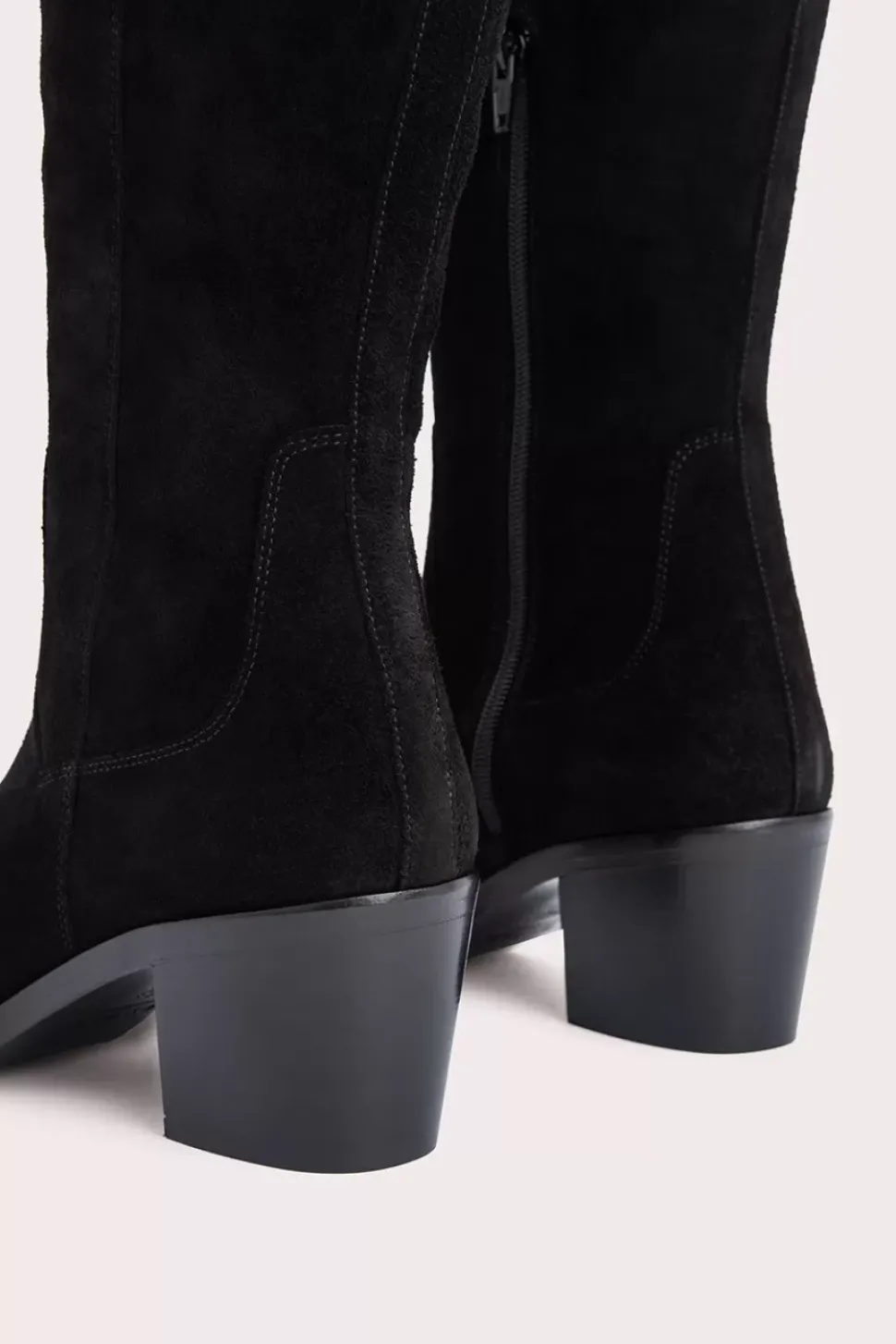 Esteban Black Suede Leather