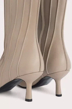 Faye Taupe Nappa Leather