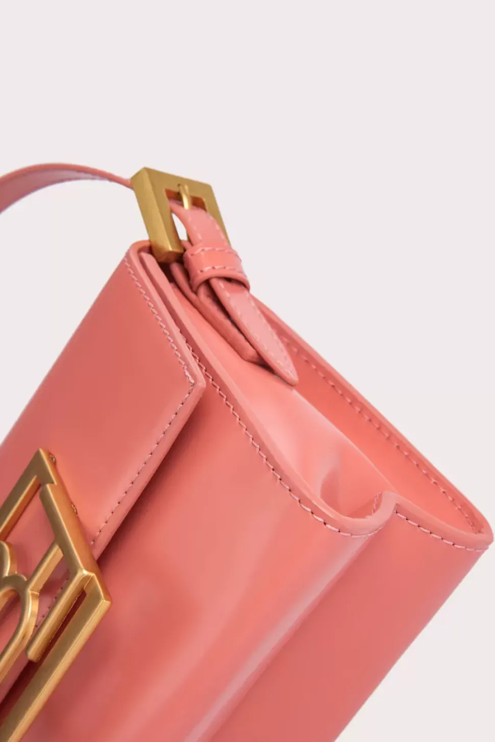 Fran Salmon Semi Patent Leather