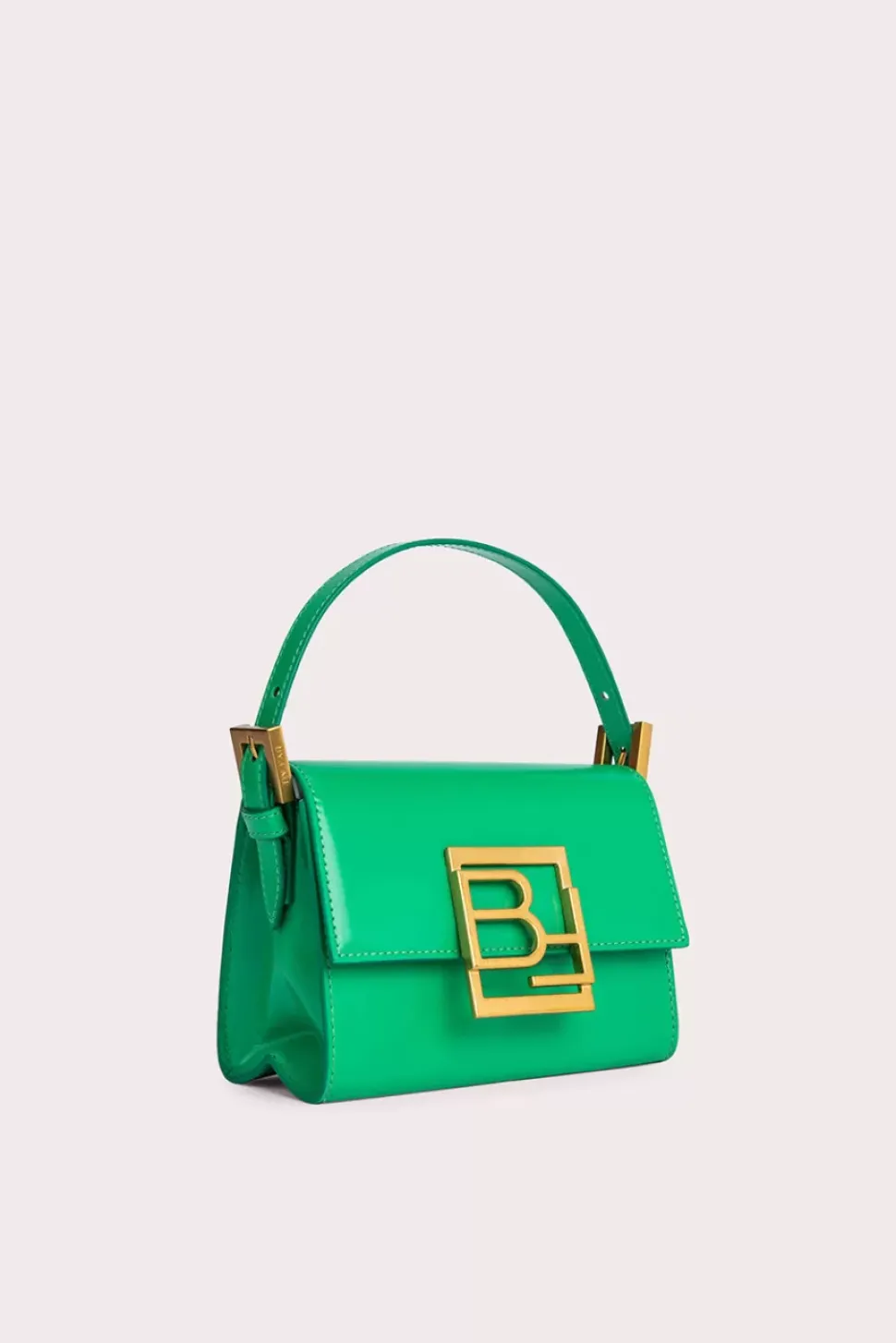 Fran Super Green Semi Patent Leather