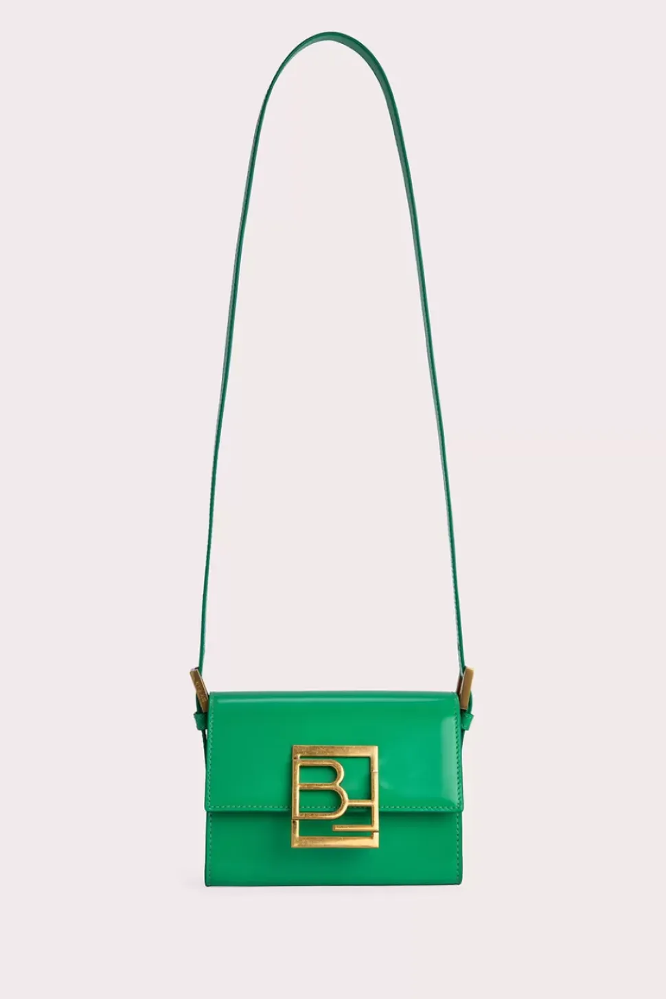 Fran Super Green Semi Patent Leather