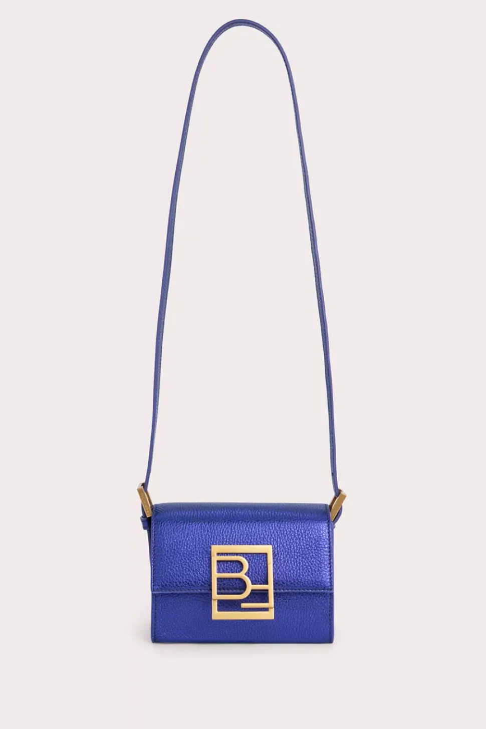 Fran Ultraviolet Metallic Grain Leather