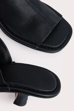 Frankie Black Stretch Leather