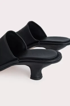 Frankie Black Stretch Leather