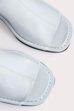 Frankie White Stretch Leather