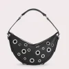 Gib Black Small Grain Calf Leather And Eyelets