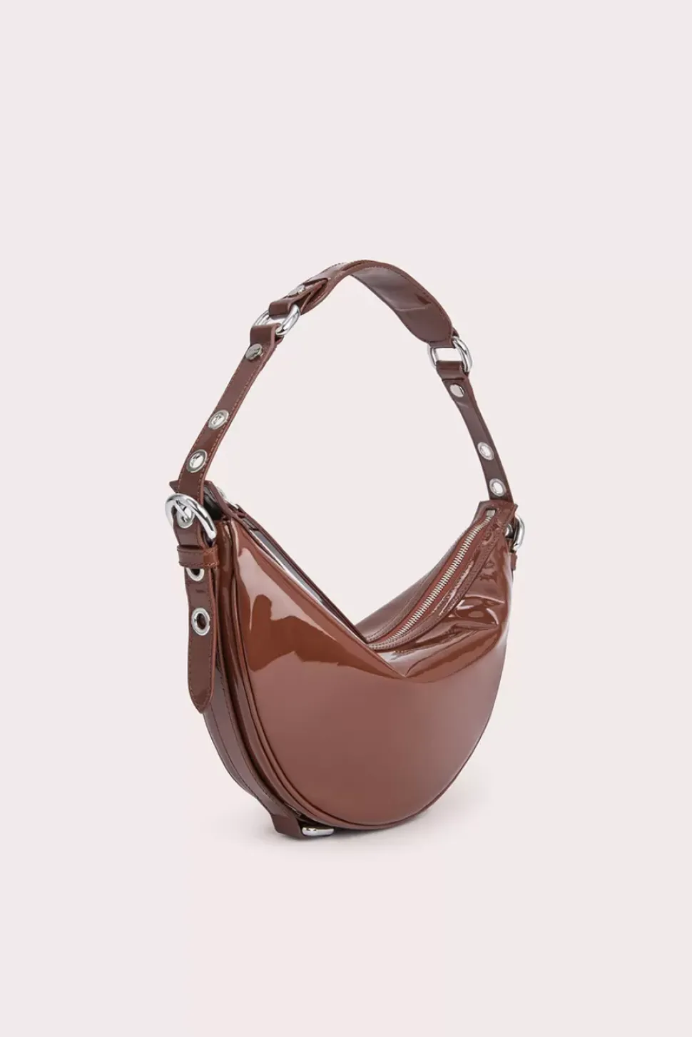 Gib Chocolate Patent Leather