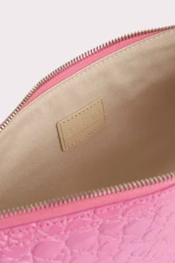 Gib Lipstick Circular Croco Embossed Leather