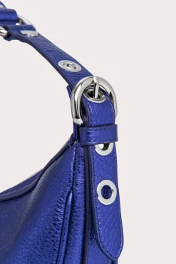 Gib Ultraviolet Metallic Grain Leather
