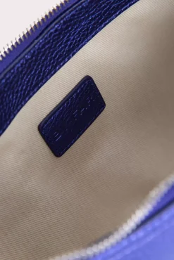 Gib Ultraviolet Metallic Grain Leather