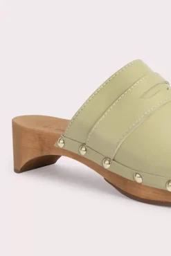 Hans Olive Gloss Leather