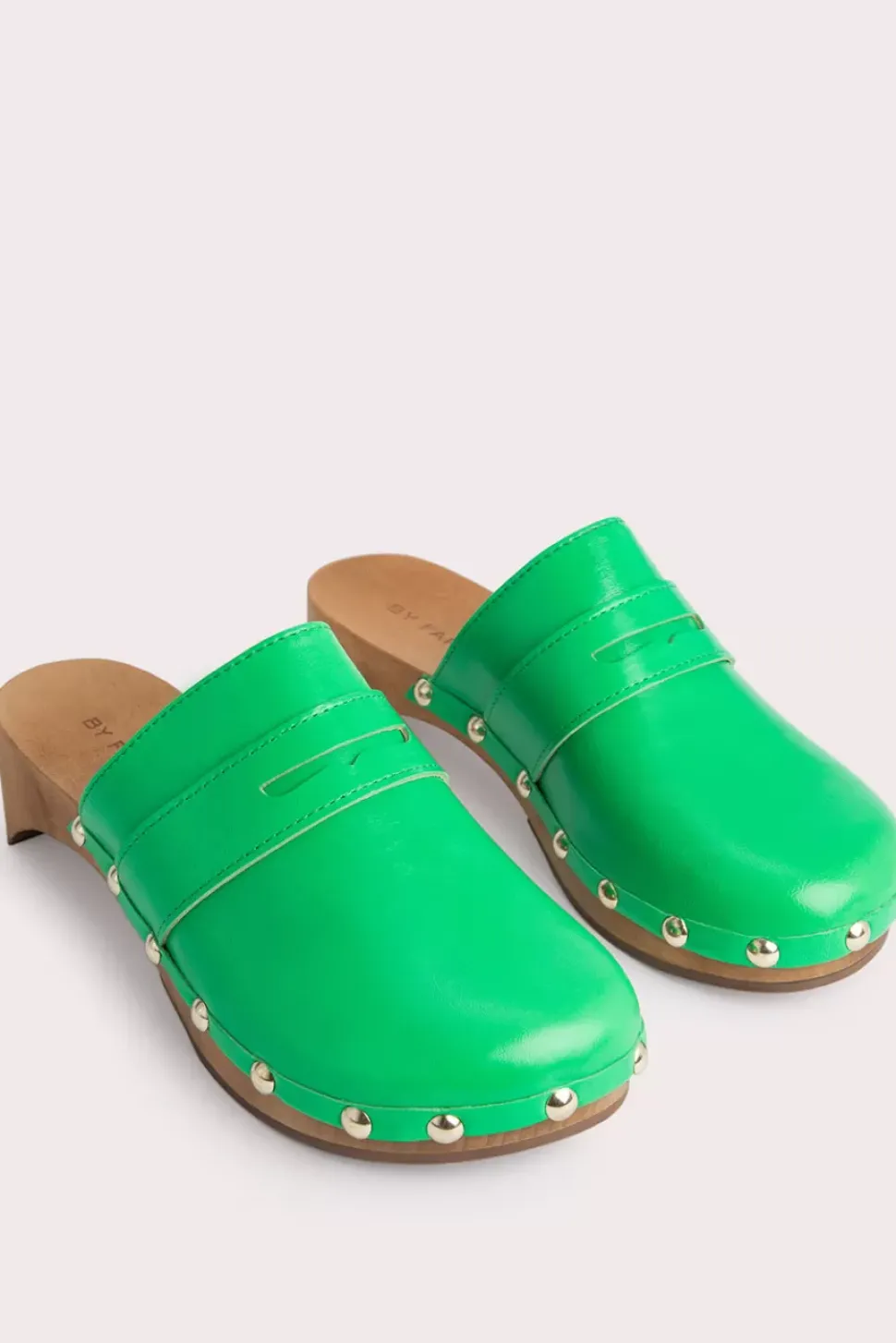Hans Super Green Gloss Leather