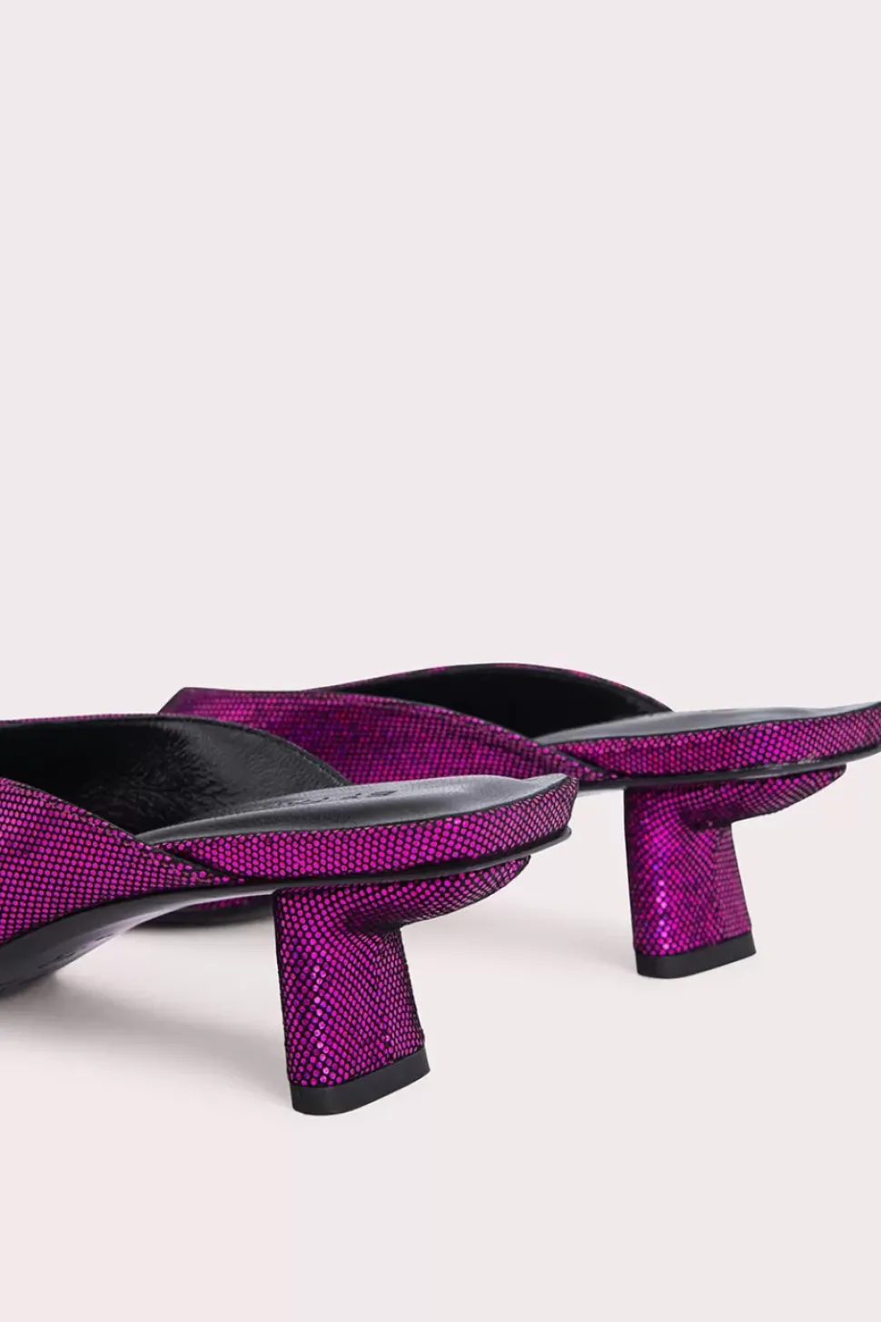 Huston Fuchsia Disco Dot Leather