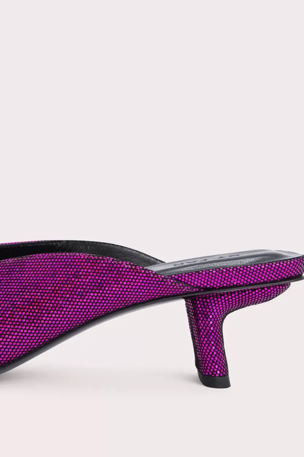 Huston Fuchsia Disco Dot Leather