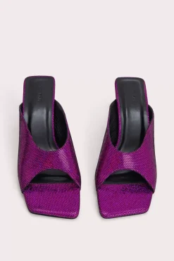 Huston Fuchsia Disco Dot Leather