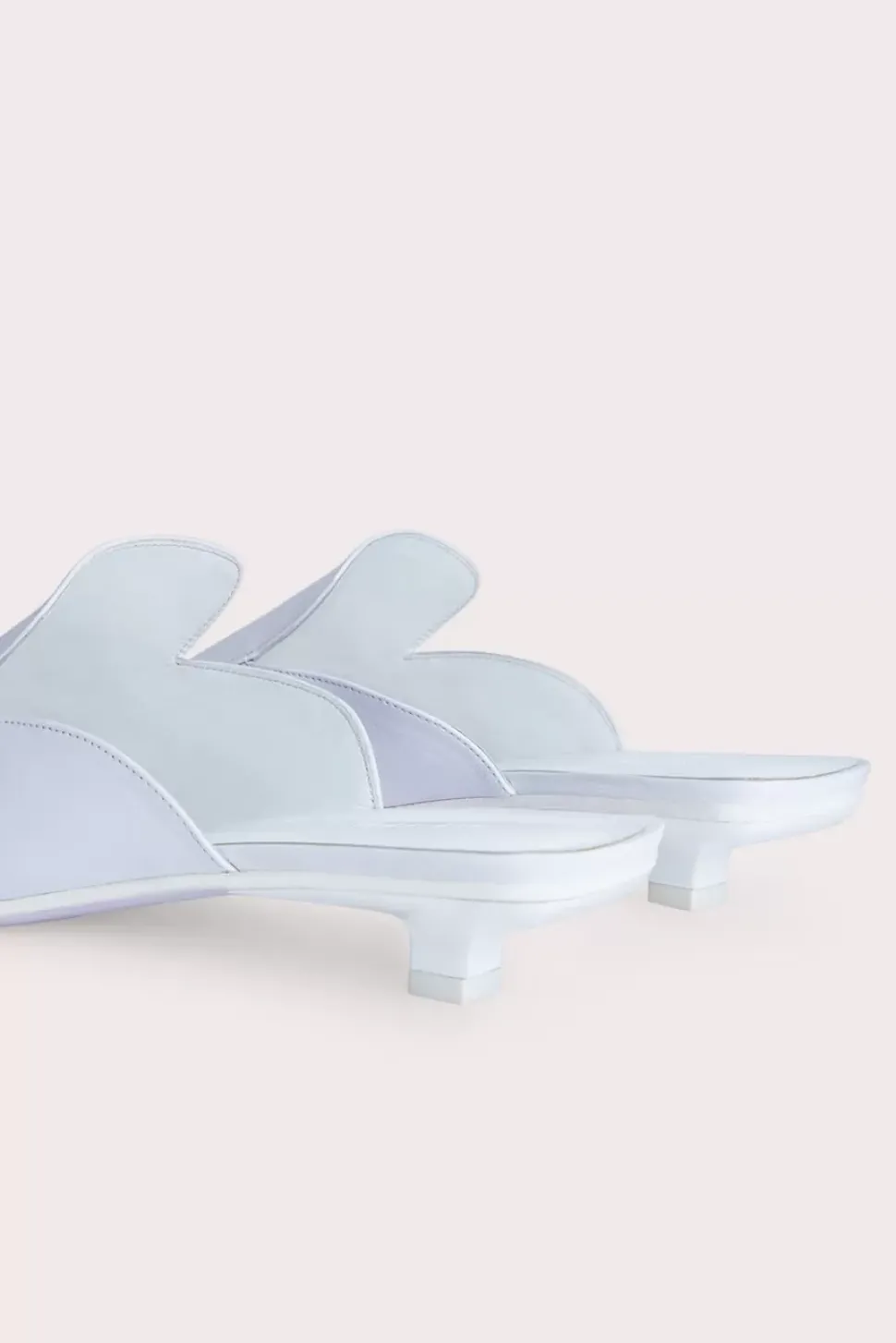 Ingrid White Gloss Leather