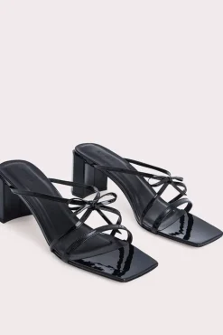 June Black Patent Leather
