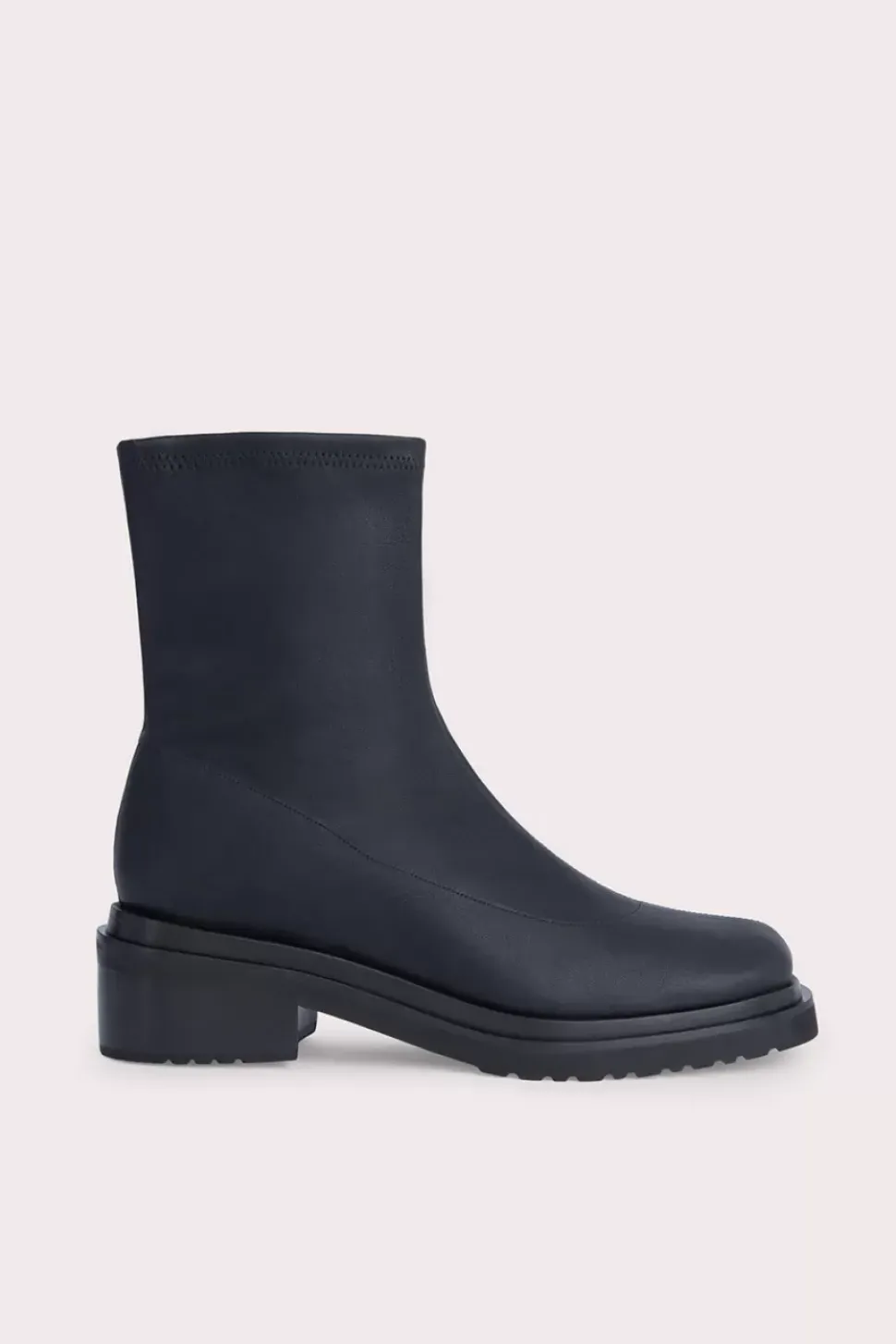 Kah Black Stretch Leather