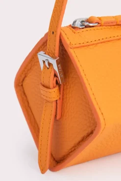 Karo Orange Flat Grain Leather