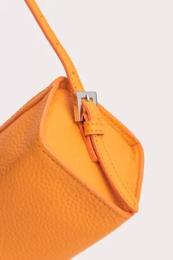 Karo Orange Flat Grain Leather