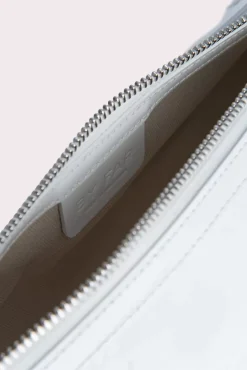 Karo White Embossed Patent Leather