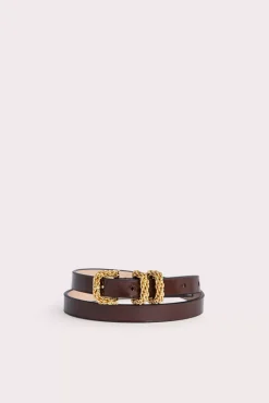 Kat Brown Semi Patent Leather