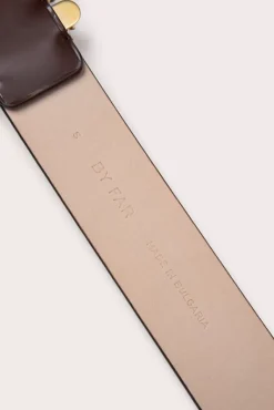 Katina Brown Semi Patent Leather
