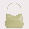 Kiki Olive Semi Patent Leather
