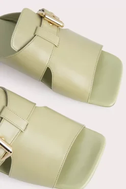 Lago Olive Gloss Leather