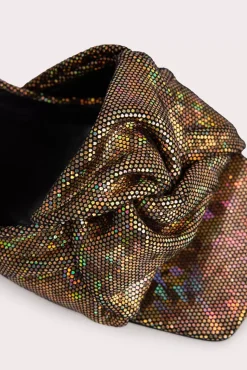 Lana Disco Bronze Hologram Leather