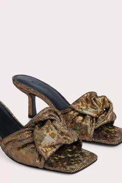 Lana Disco Bronze Hologram Leather