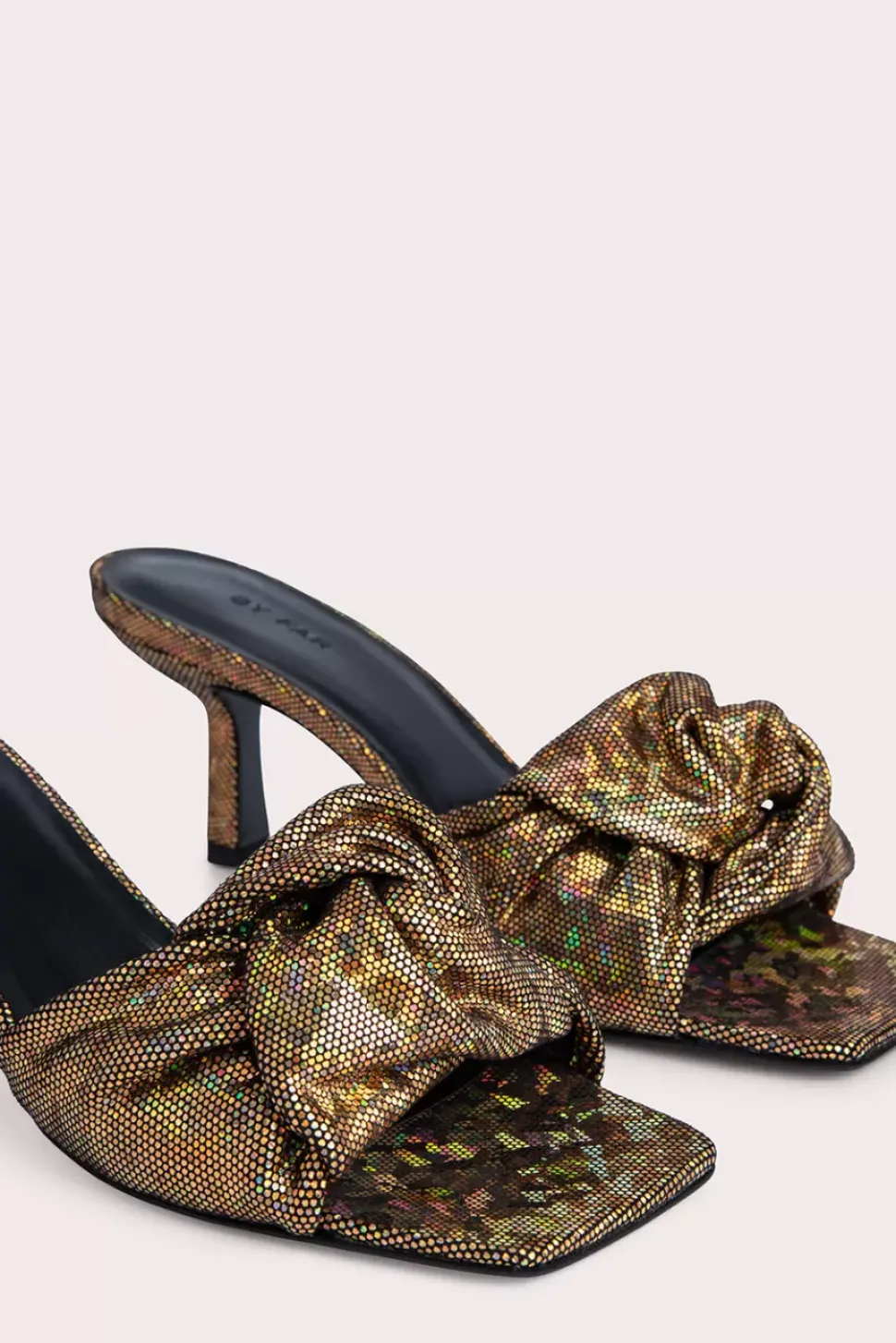 Lana Disco Bronze Hologram Leather