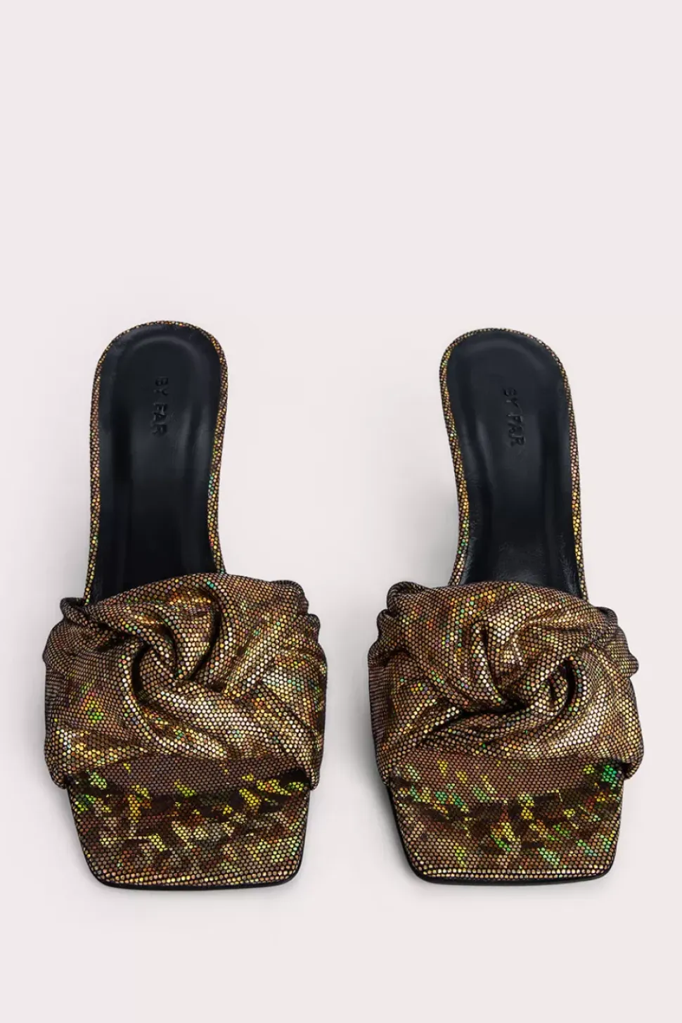 Lana Disco Bronze Hologram Leather