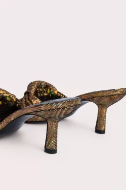 Lana Disco Bronze Hologram Leather