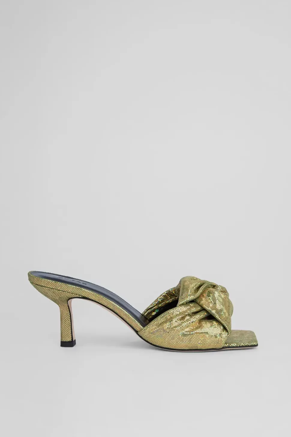 Lana Disco Green Hologram Leather