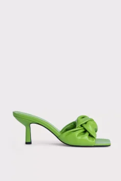 Lana Pistachio Gloss Grained Leather