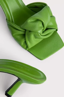 Lana Pistachio Gloss Grained Leather