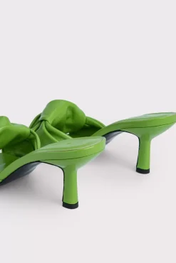 Lana Pistachio Gloss Grained Leather