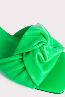 Lana Super Green Gloss Leather