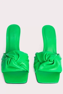 Lana Super Green Gloss Leather