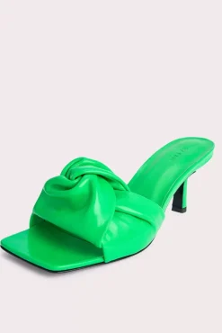 Lana Super Green Gloss Leather
