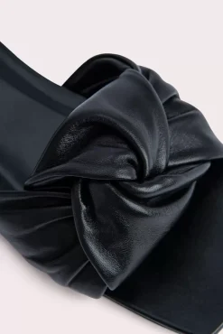 Lima Black Gloss Leather