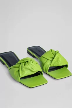 Lima Pistachio Grained Leather