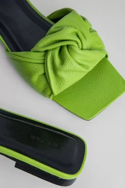 Lima Pistachio Grained Leather