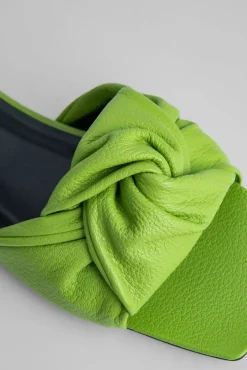 Lima Pistachio Grained Leather