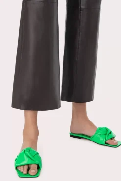 Lima Super Green Gloss Leather